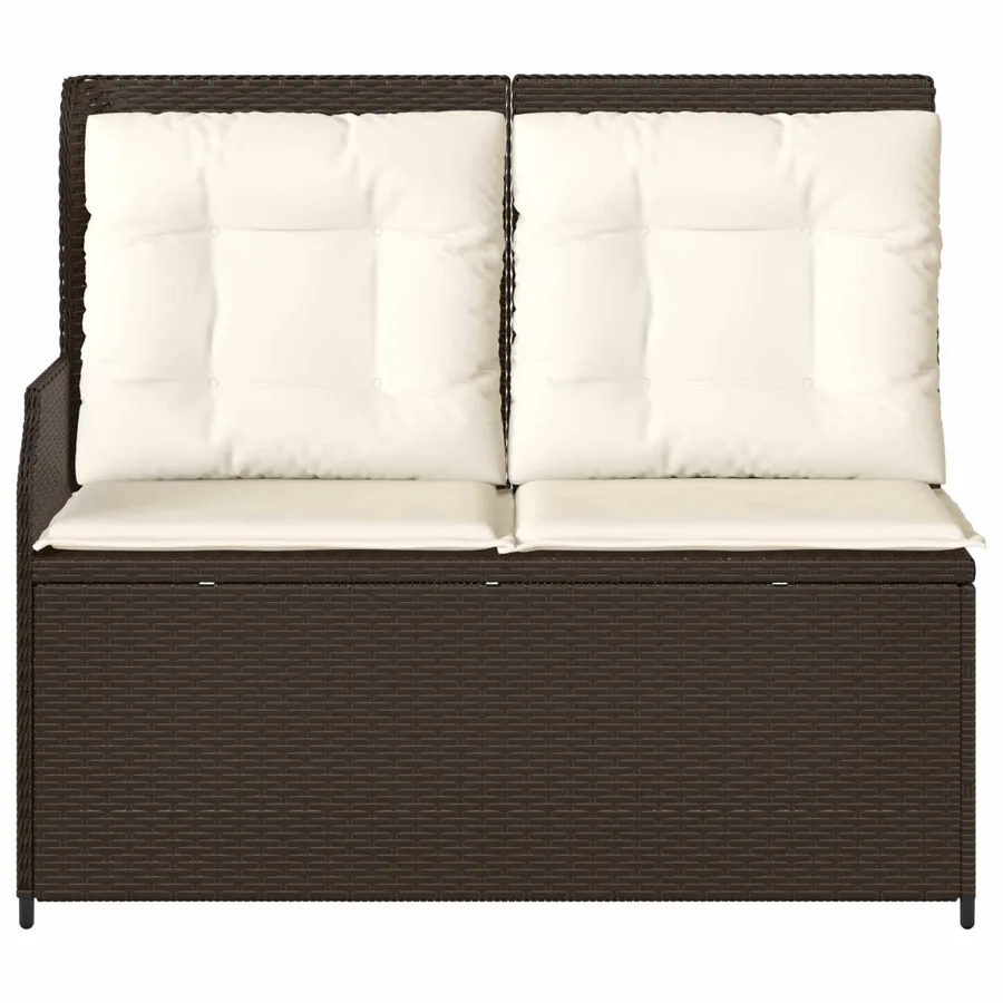 Banc de jardin Marron polyrotin - 4