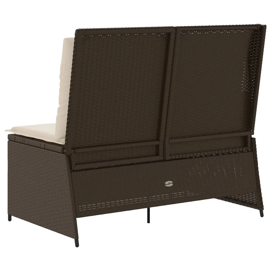 Banc de jardin Marron polyrotin - 6