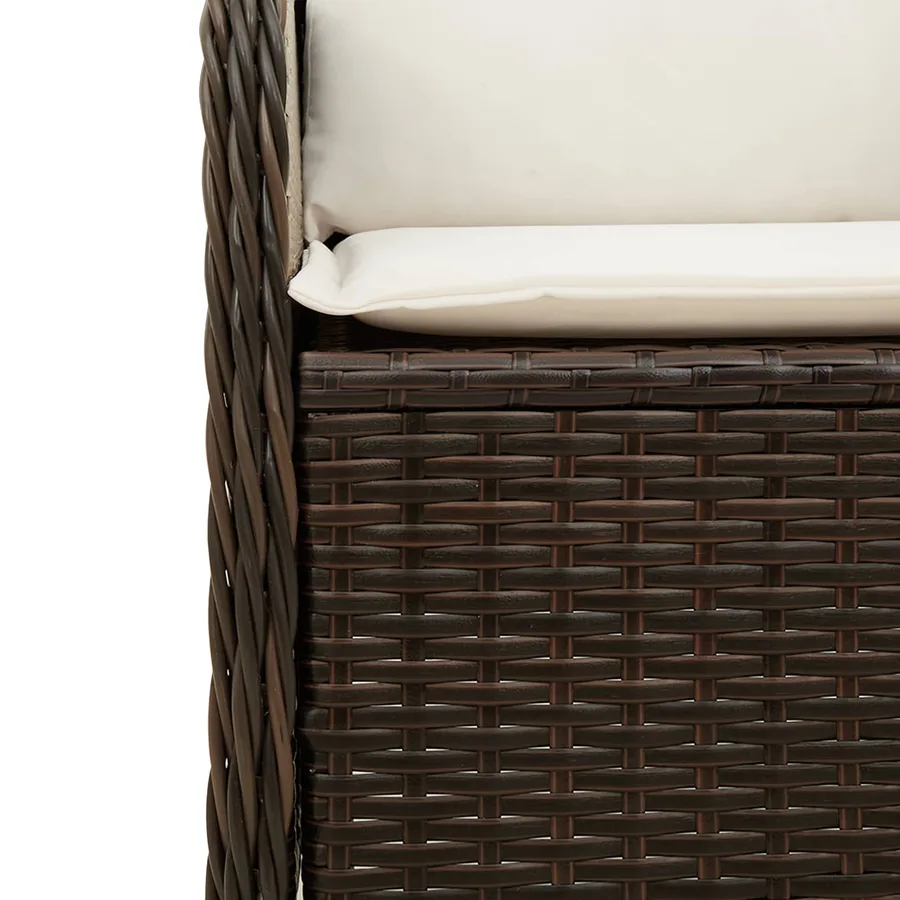 Banc de jardin Marron polyrotin - 7