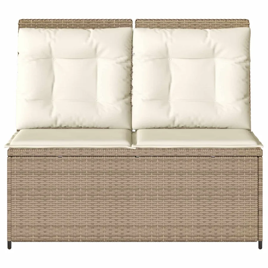 Banc de jardin Beige polyrotin - 4