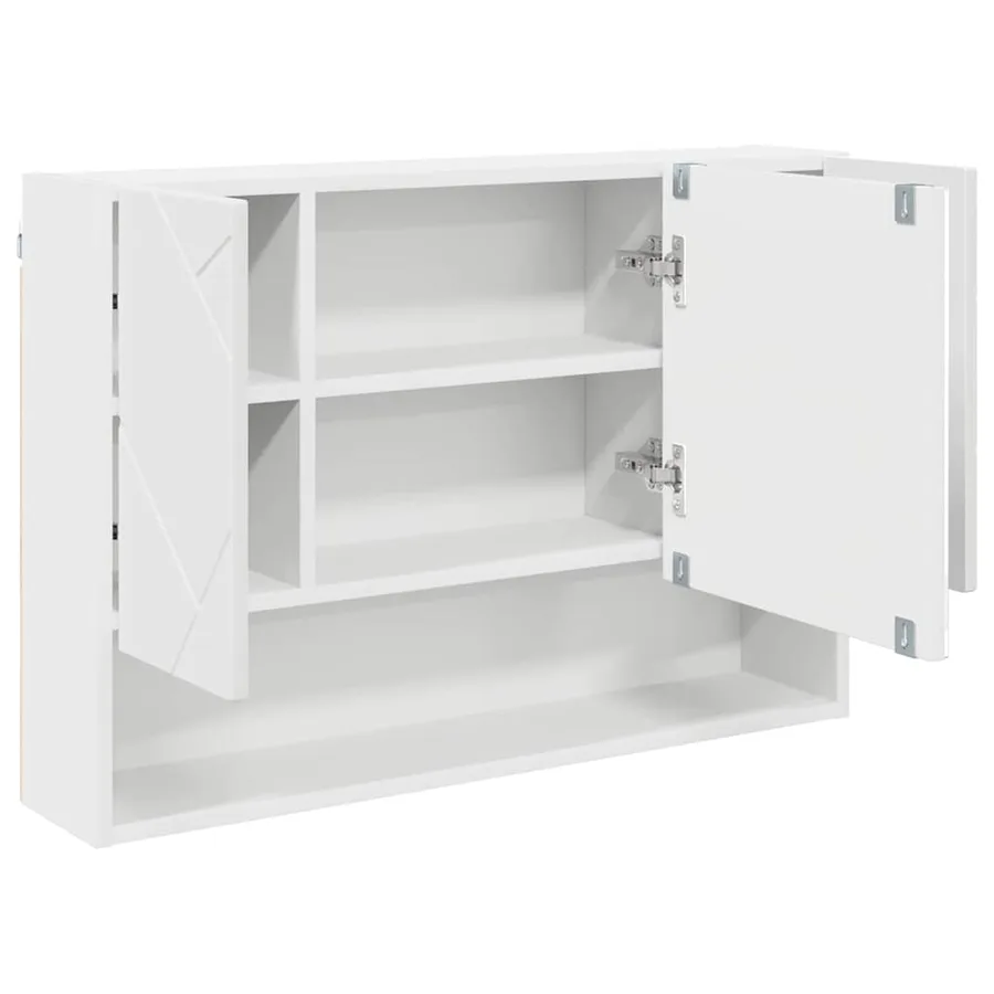Ensemble de mobilier de salle de bain avec tiroir 3 pcs Blanc - 7