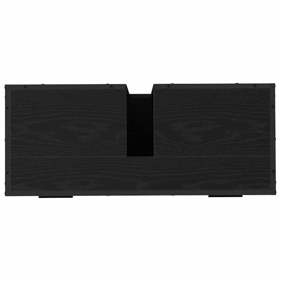 Ensemble de mobilier de salle de bain 2 pcs Chêne noir - 10
