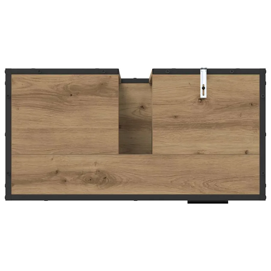 Ensemble de mobilier de salle de bain 2 pc Chêne artisanal - 10