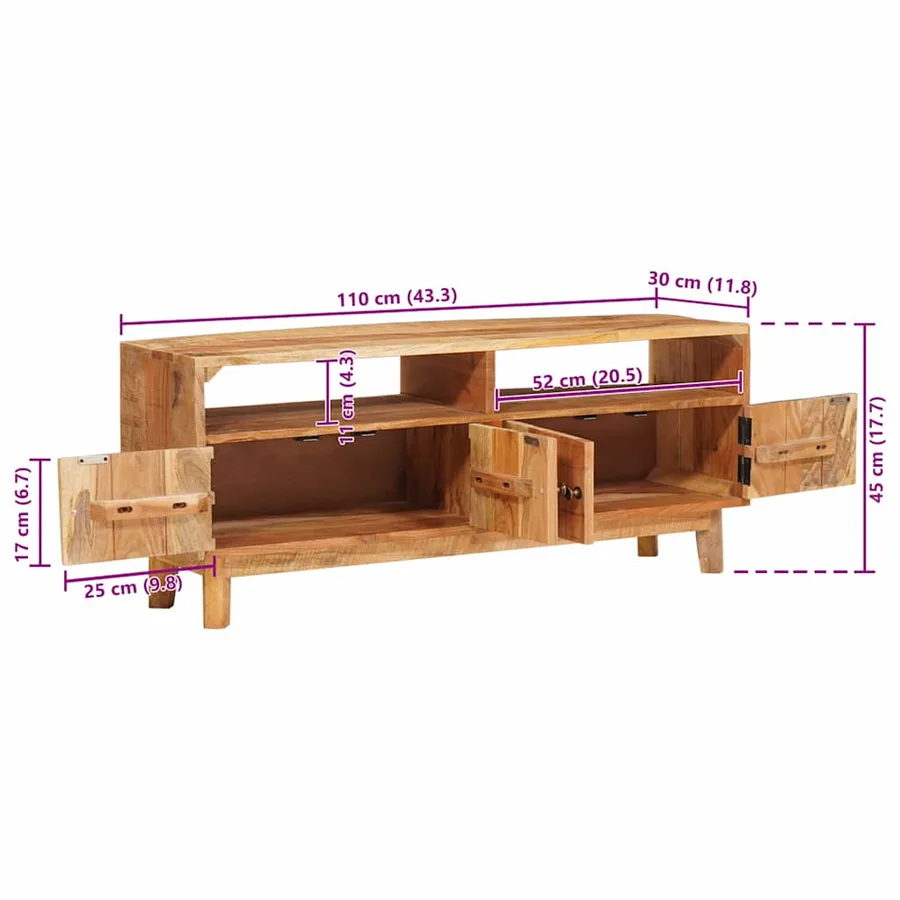 Armoires de rangement avec stockage Marron 110 x 30 x 45 cm - 14