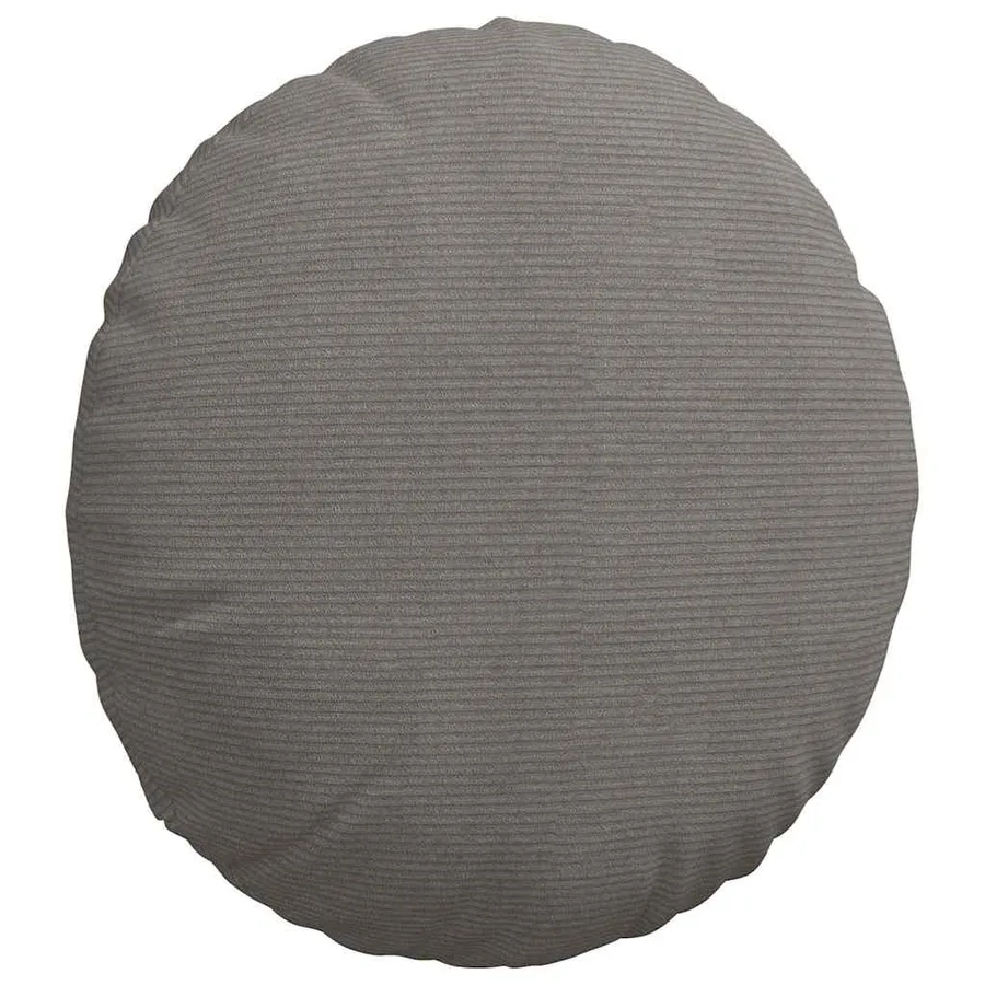 Coussins de siège 2 pcs Gris clair Ø50 x 19 cm - 5