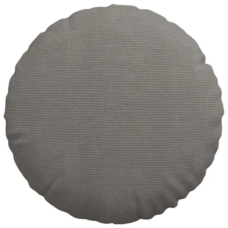 Coussins de siège 2 pcs Gris clair Ø50 x 19 cm - 6