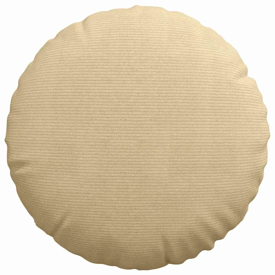 Coussins de siège 2 pcs Vert gris Ø50 x 19 cm - 6