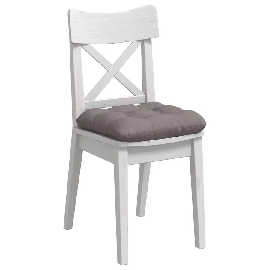 Coussins de siège 4 pcs Taupe 40 x 40 x 12 cm tissu - 3