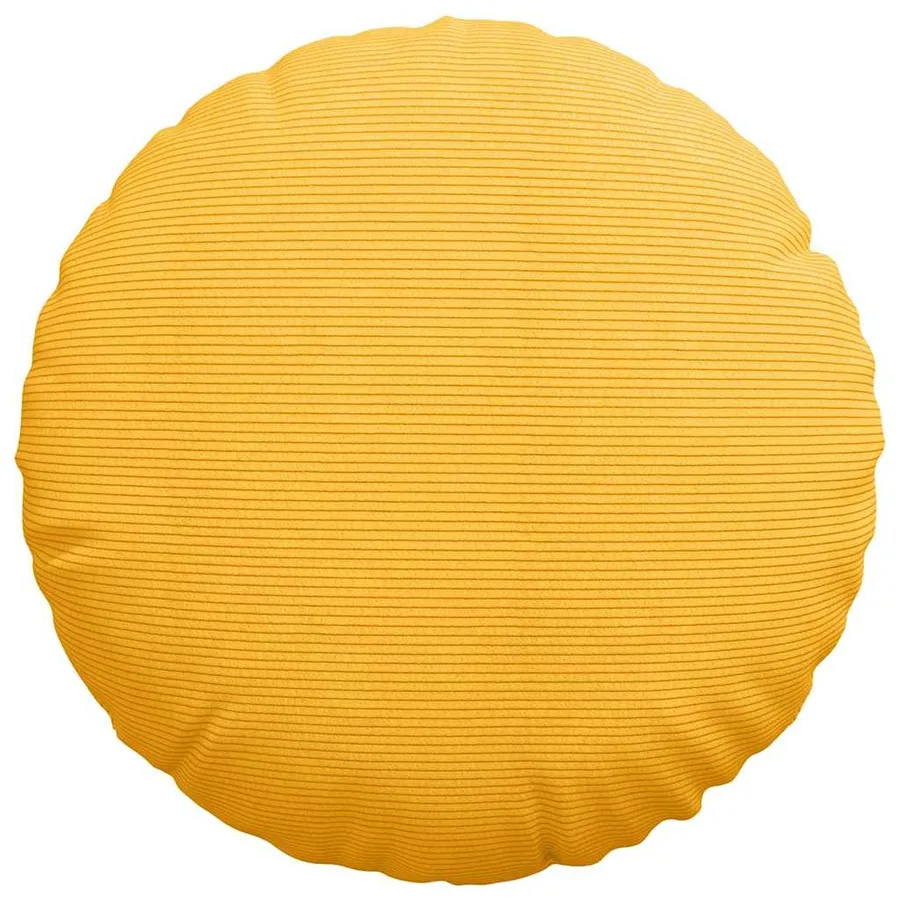 Coussins de siège 2 pcs Jaune clair Ø50 x 19 cm - 6