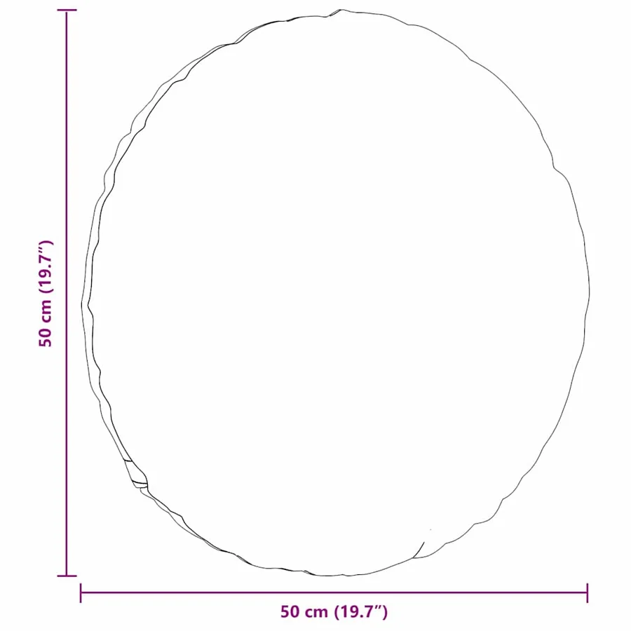 Coussins de siège 2 pcs Jaune clair Ø50 x 19 cm - 9