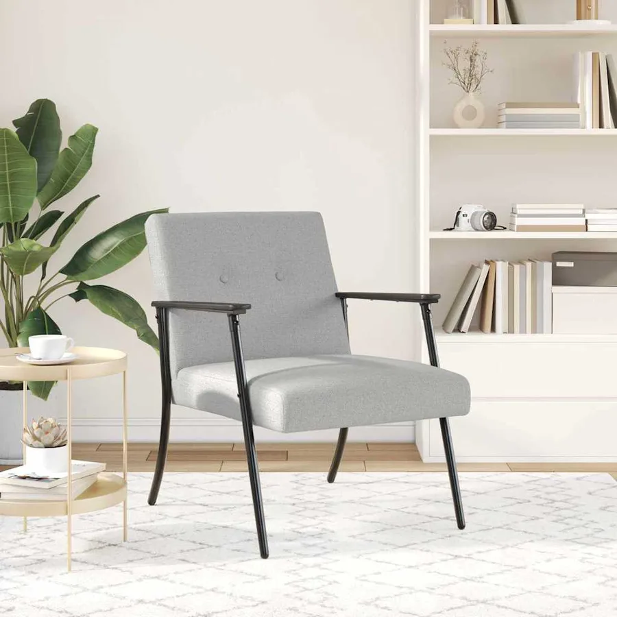 fauteuil Gris nuage tissu - 3