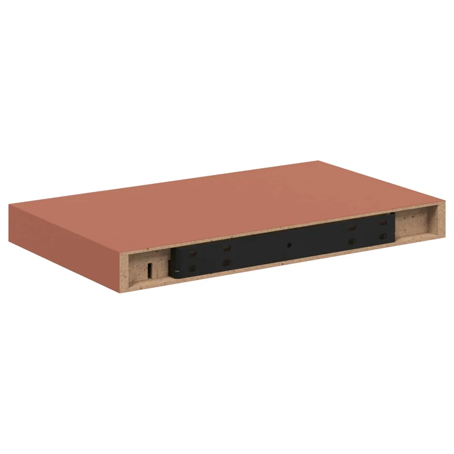 Étagère Murale 2 pcs Rouge 40 x 23,5 x 4 cm Bois d'ingénierie - 9