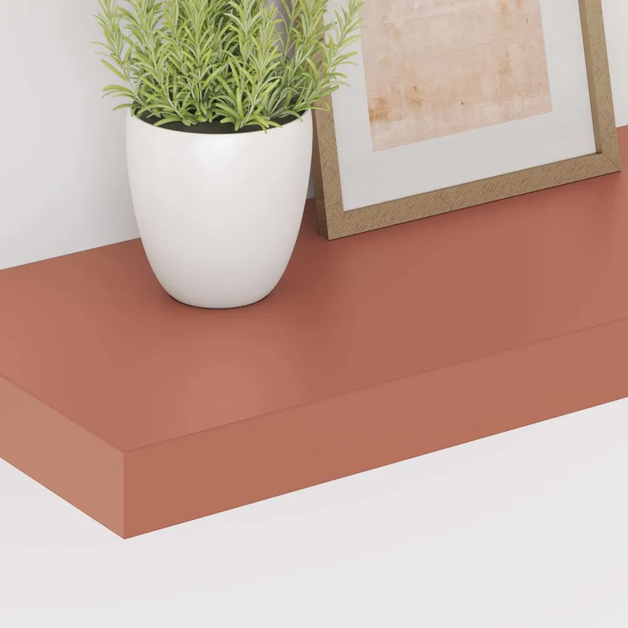Étagère Murale Rouge 50 x 23 x 4 cm Bois d'ingénierie - 5