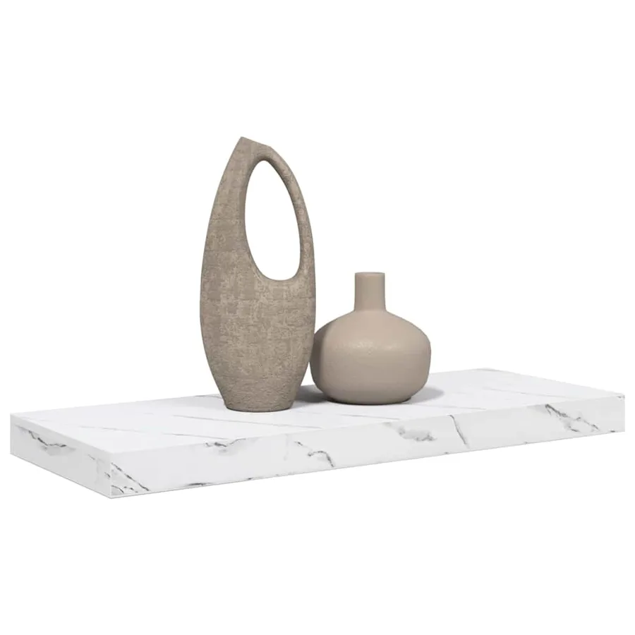 Étagère Murale Marbre blanc 60 x 23 x 4 cm Bois d'ingénierie - 3
