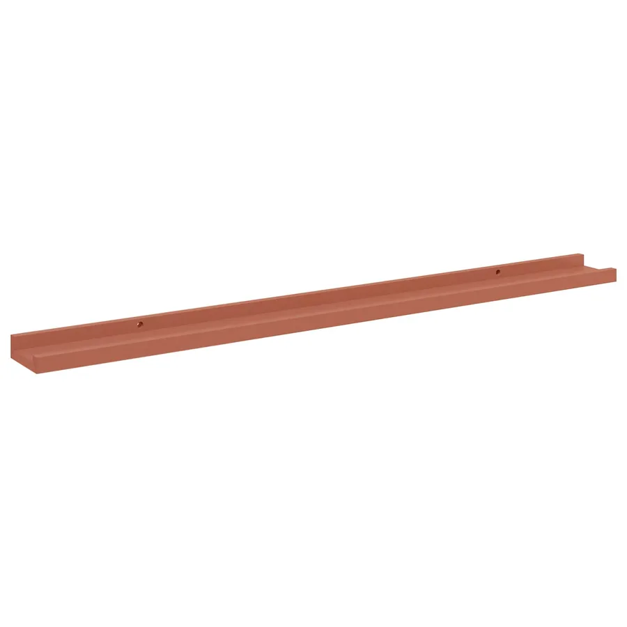 Étagère Murale Montage mural 2 pcs Rouge 100 x 9 x 3 cm - 6
