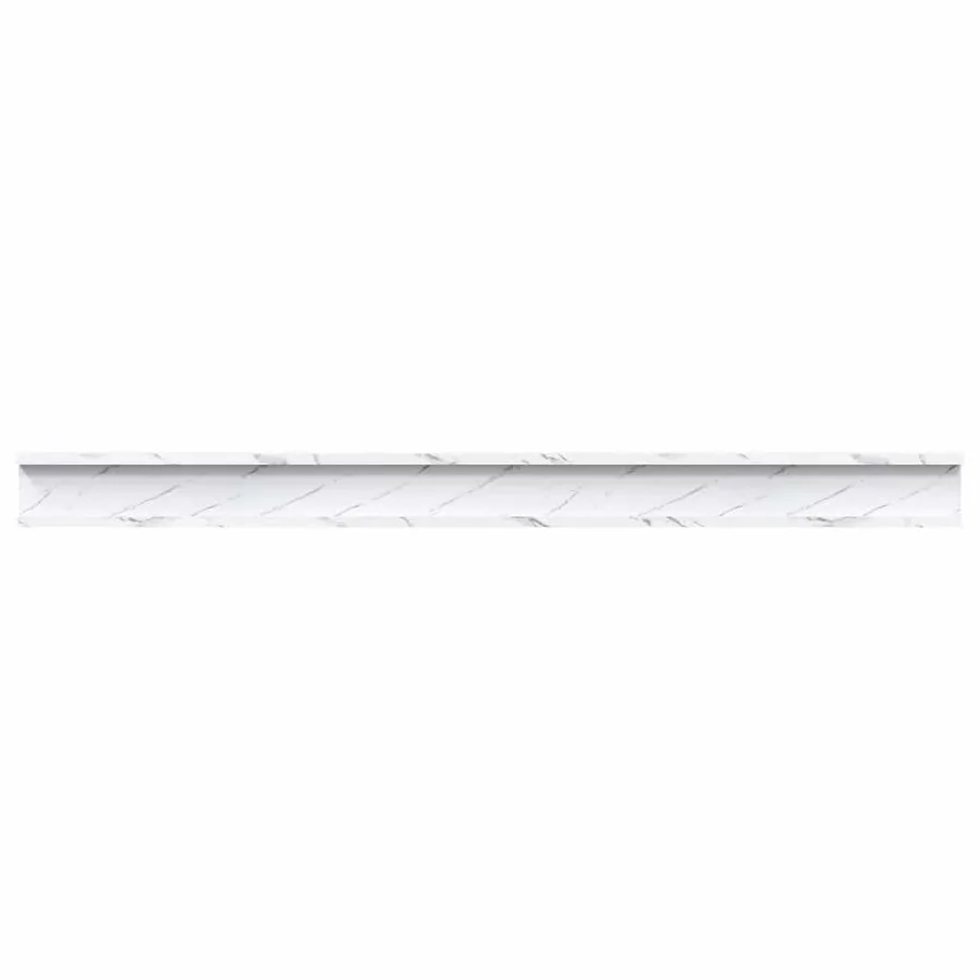 Étagère Murale Montage mural 2 pcs Marbre blanc 115 x 9 x 3 cm - 10