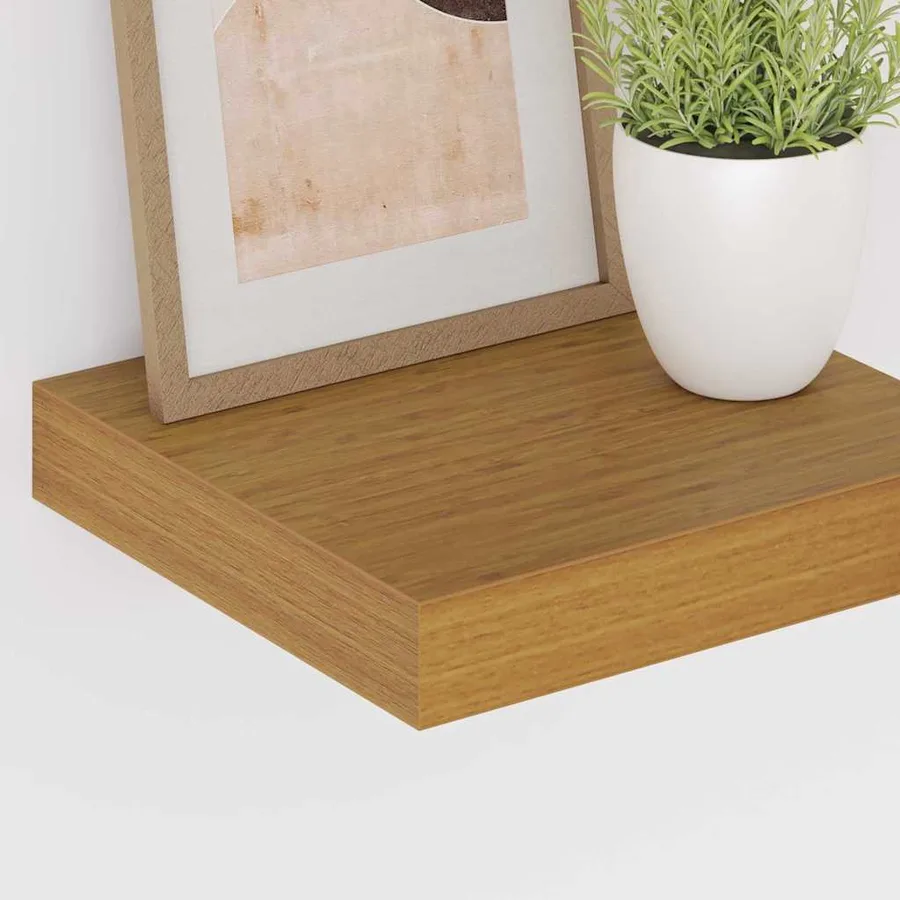 Étagère Murale 4 pcs Beige 23 x 23,5 x 4 cm Bois d'ingénierie - 5
