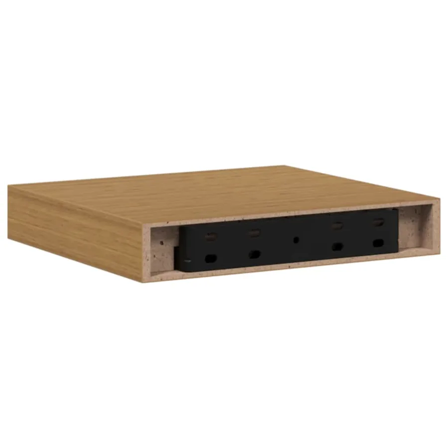 Étagère Murale 4 pcs Beige 23 x 23,5 x 4 cm Bois d'ingénierie - 9