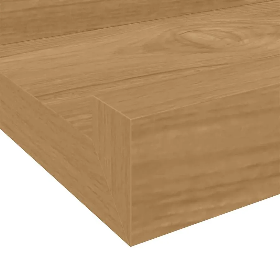 Étagère Murale Montage mural 4 pcs Marron 100 x 9 x 3 cm - 11