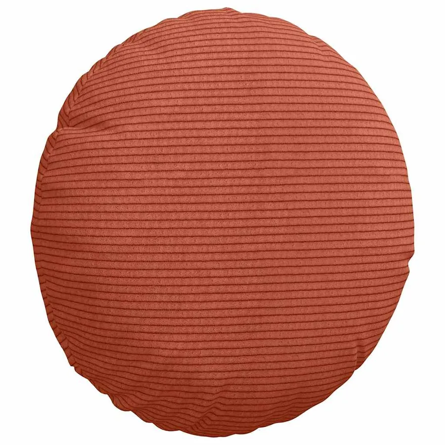 Coussins de siège 2 pcs Rouge orange Ø30 x 13 cm - 5