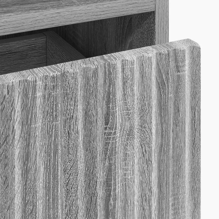 Cabinet de chevet Sonoma gris 49 x 36 x 61 cm Bois d'ingénierie - 11