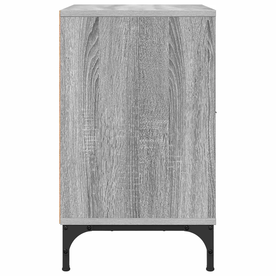 Cabinet de chevet Sonoma gris 49 x 36 x 61 cm Bois d'ingénierie - 7