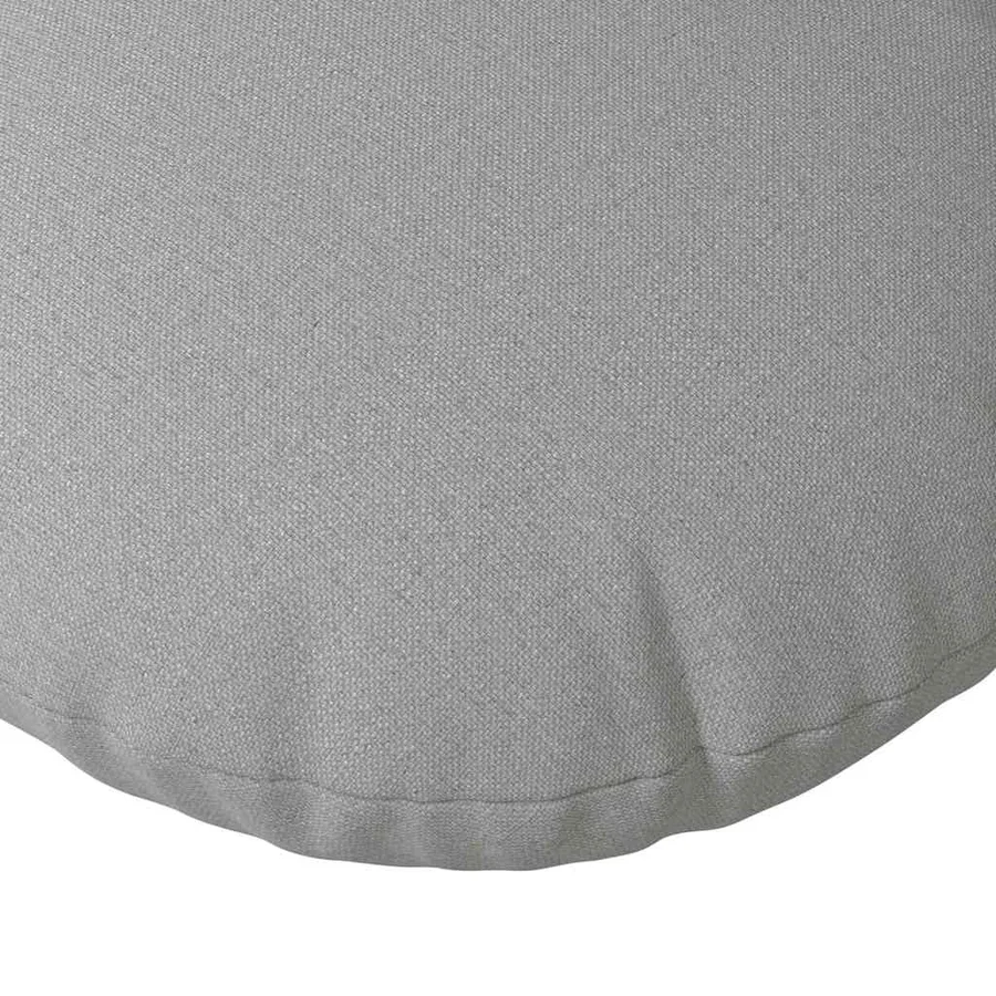 Coussins de siège 2 pcs Gris nuage Ø40 x 13 cm tissu - 7