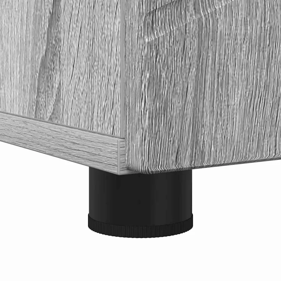 Cabinet de salle de bain Gris Sonoma 30 x 35 x 192 cm - 9