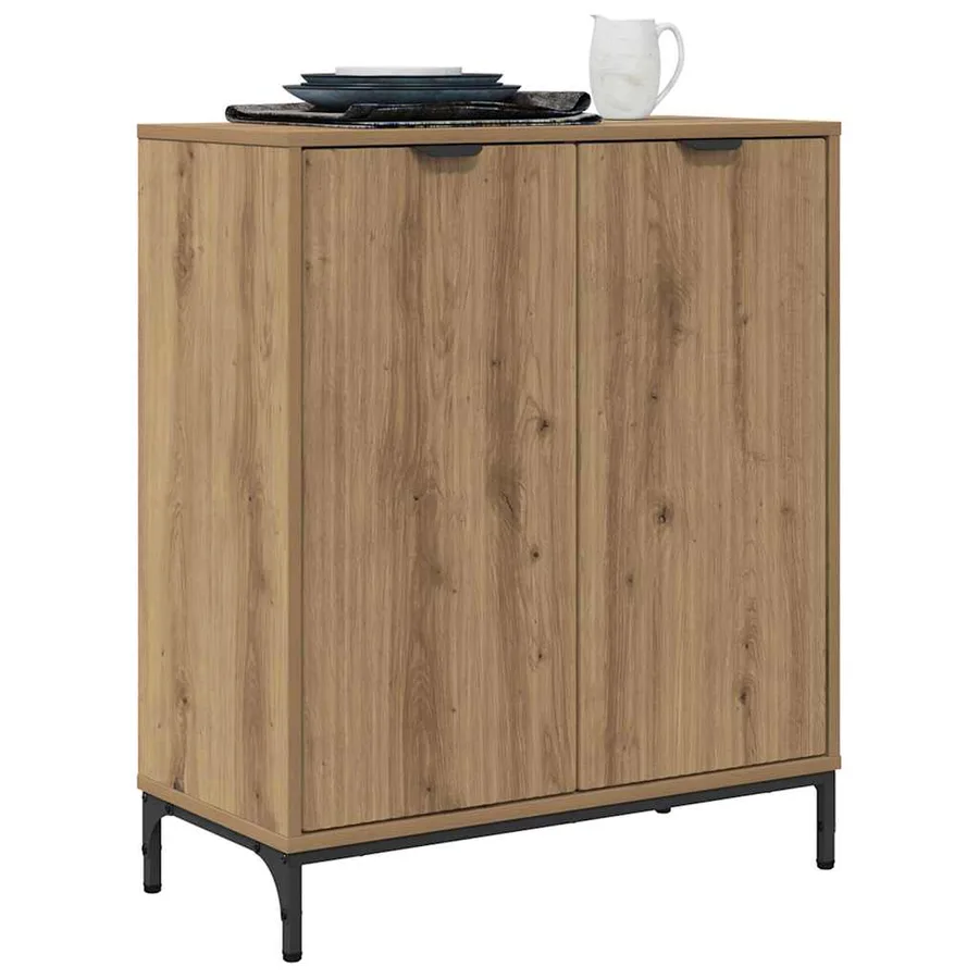 Buffet Chêne artisanal 69,5 x 33 x 82 cm Bois d'ingénierie - 3