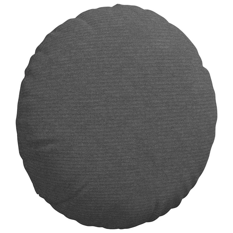 Coussins de siège 2 pcs Gris foncé Ø 40 cm - 5