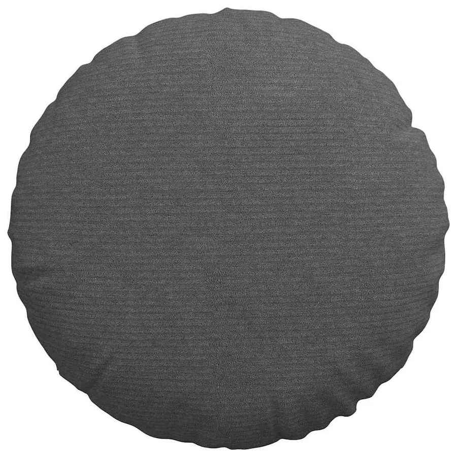 Coussins de siège 2 pcs Gris foncé Ø 40 cm - 6