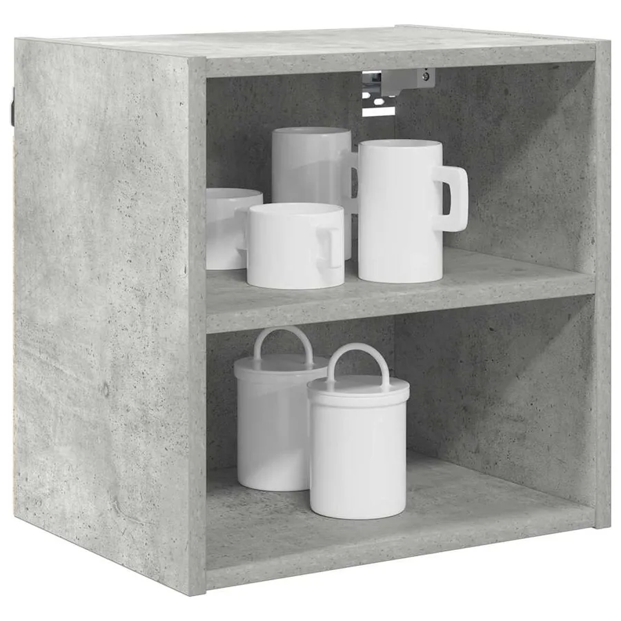 Armoire suspendue avec stockage Gris béton 40 x 29,5 x 40 cm - 3