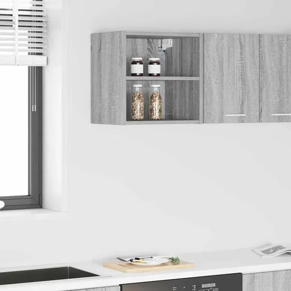 Armoire suspendue avec stockage Gris Sonoma 40 x 29,5 x 40 cm