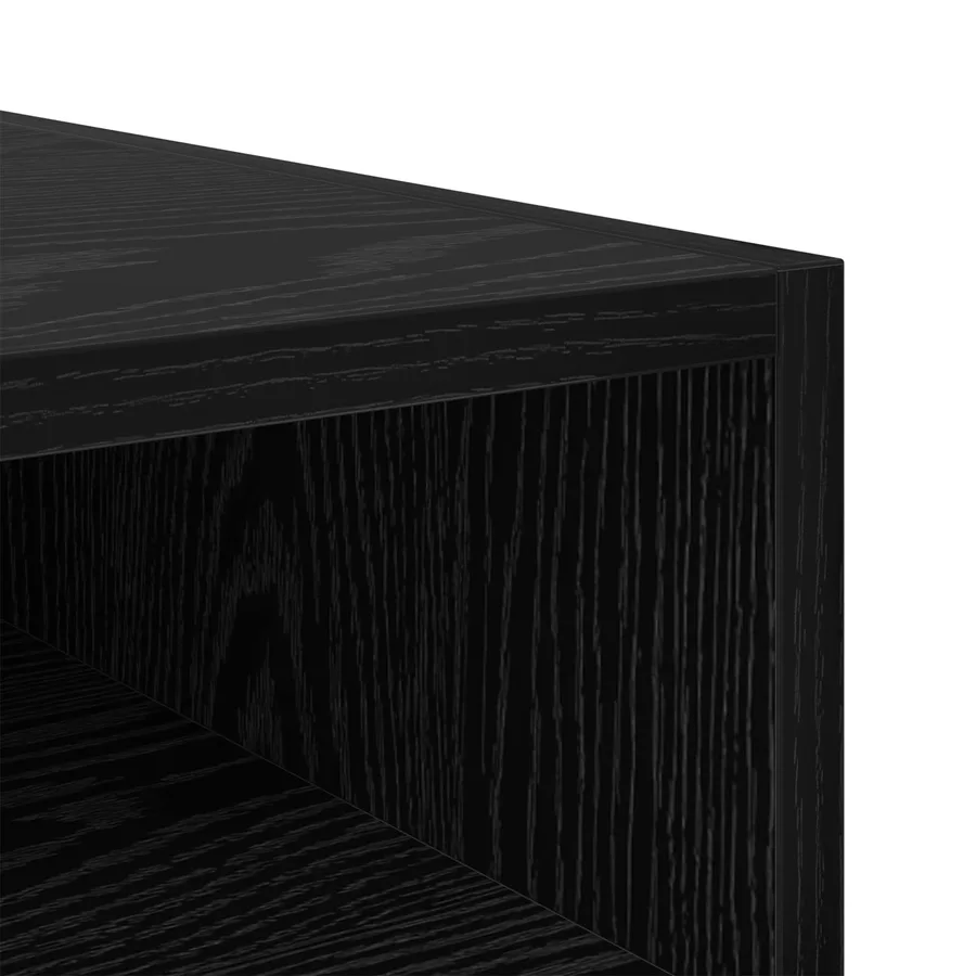 Table de chevet 2 pcs Chêne noir 40 x 40 x 50 cm - 10