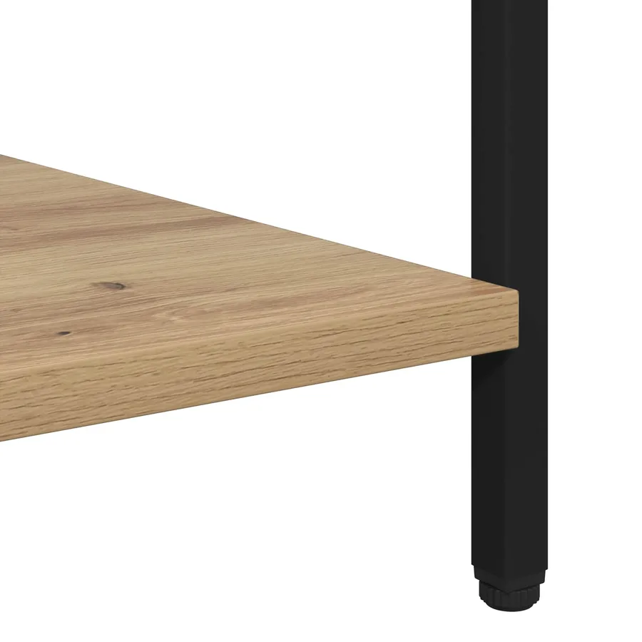 Table de chevet 2 pc Chêne artisanal 40 x 40 x 50 cm - 8