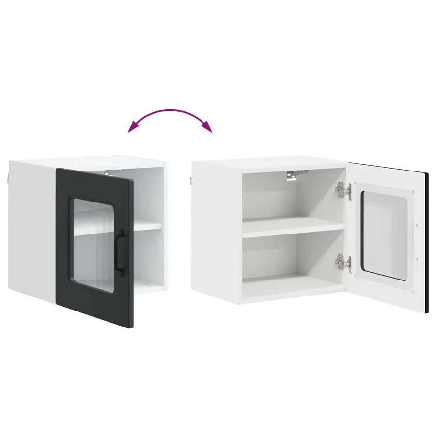 Panneau de lave-vaisselle Kalmar 2 pcs Noir 40 x 31 x 40 cm - 12