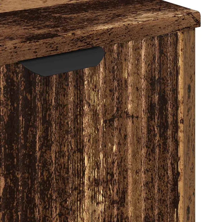 Ensemble de mobilier de salle de bain 3 pcs Bois Ancien - 11