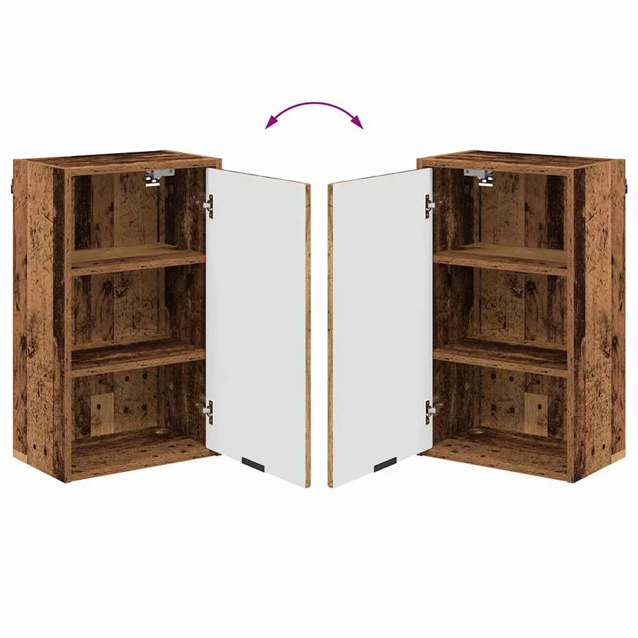 Ensemble de mobilier de salle de bain 3 pcs Bois Ancien - 13