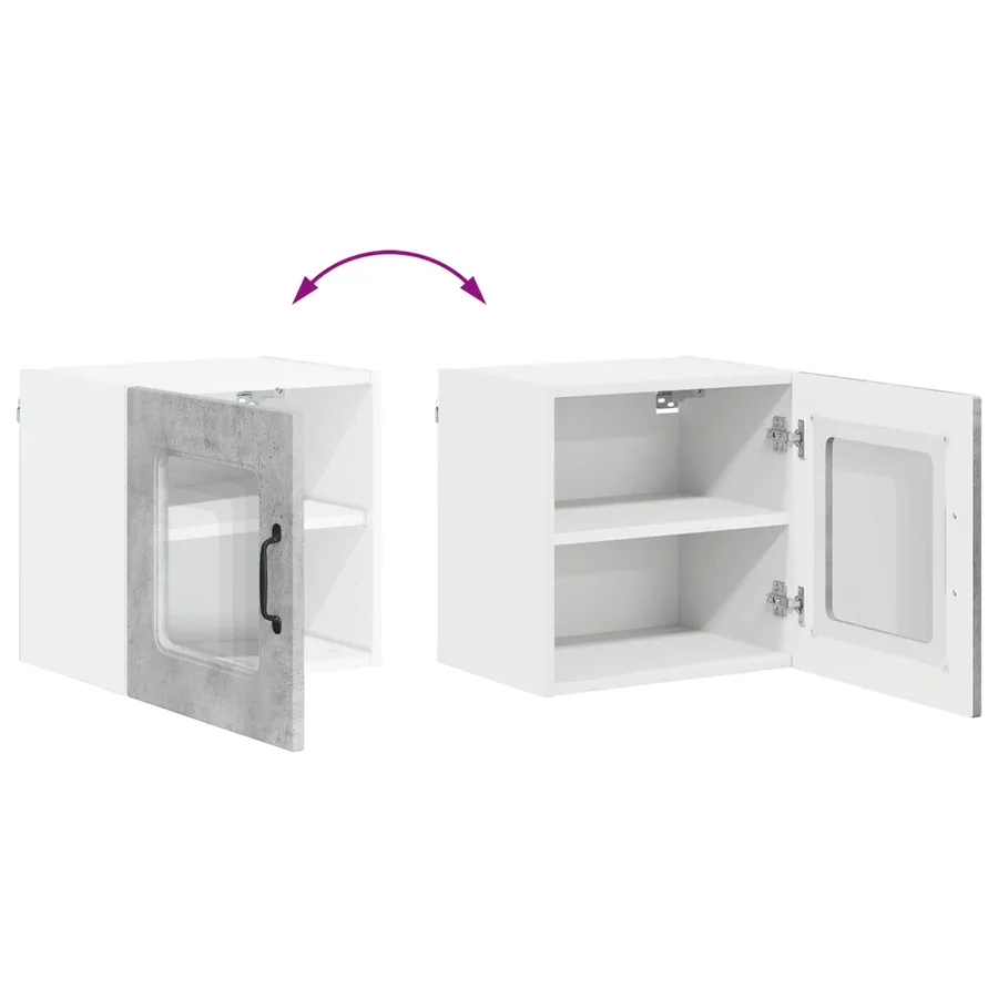 Panneau de lave-vaisselle Kalmar Gris béton 40 x 31 x 40 cm - 11