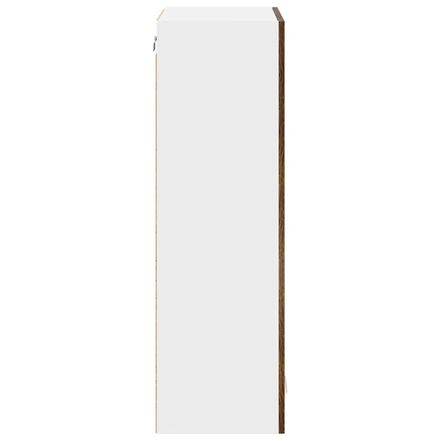 Armoire suspendue Chêne fumé 60 x 31 x 100 cm Bois d'ingénierie - 7