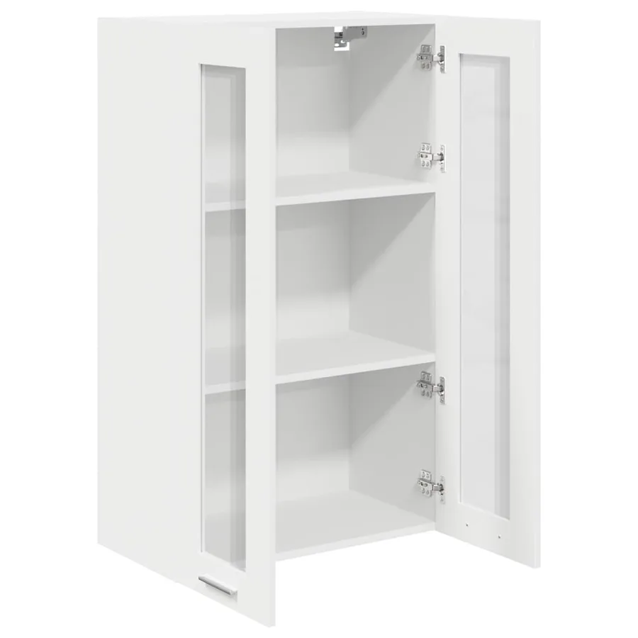 Armoire suspendue Blanc 60 x 31 x 100 cm Bois d'ingénierie - 5
