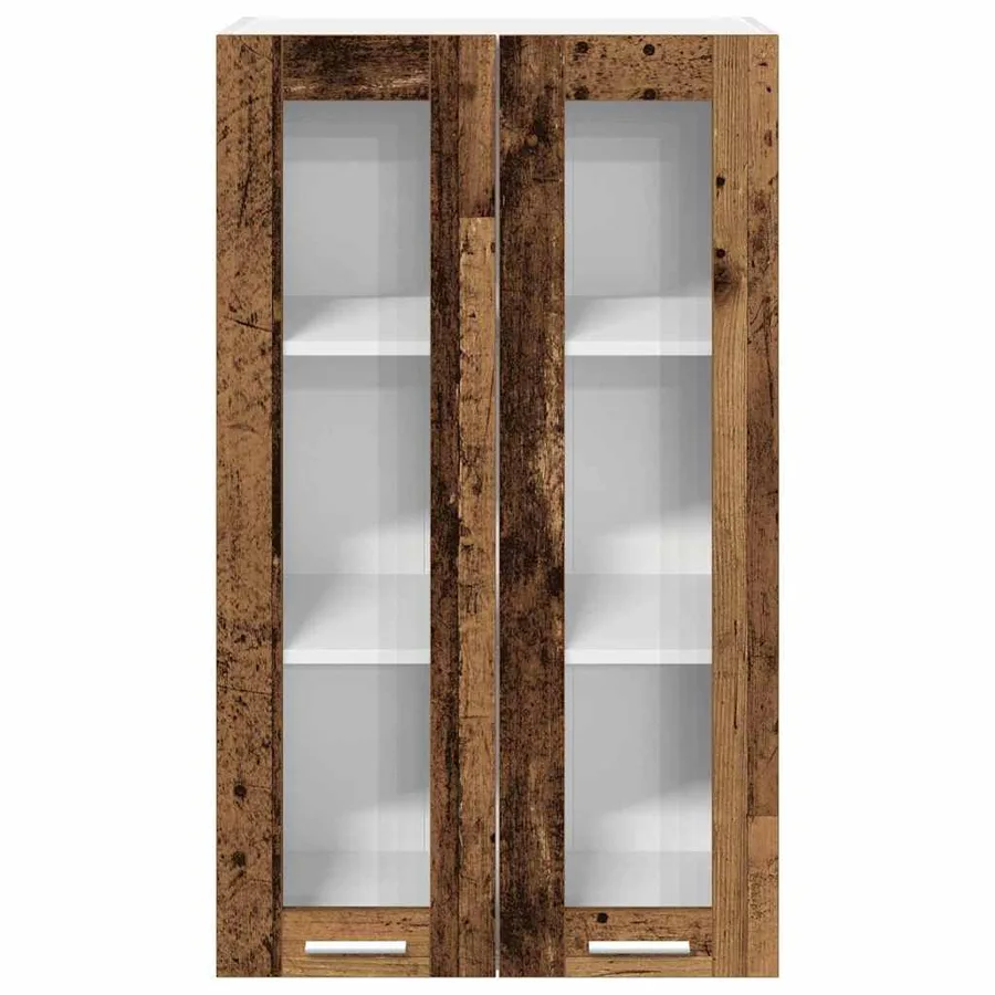 Armoire suspendue avec stockage Bois ancien 60 x 31 x 100 cm - 6