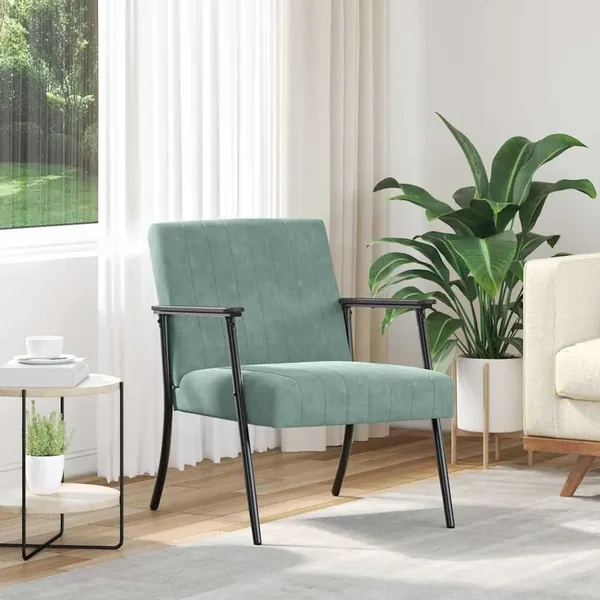 fauteuil Vert Mer 59 x 75 x 78 cm Velours