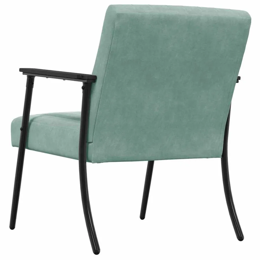 fauteuil Vert Mer 59 x 75 x 78 cm Velours - 6