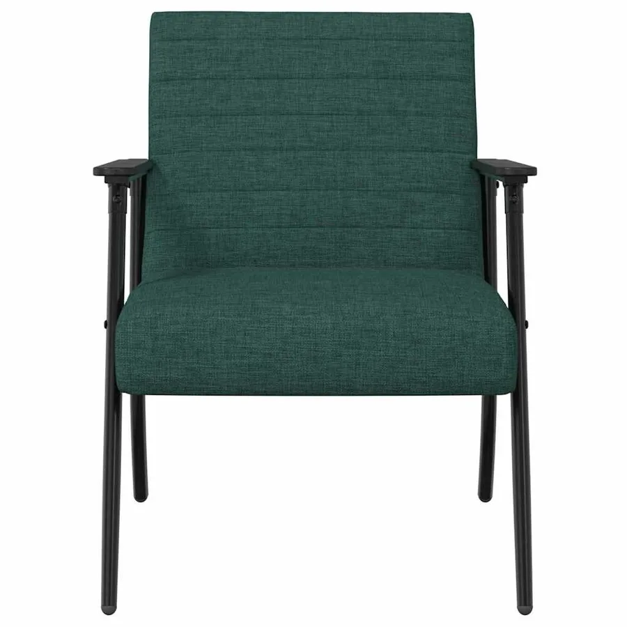 fauteuil Vert foncé 59 x 75 x 78 cm tissu - 4