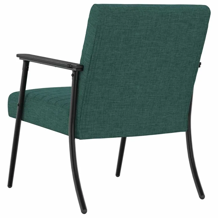 fauteuil Vert foncé 59 x 75 x 78 cm tissu - 6