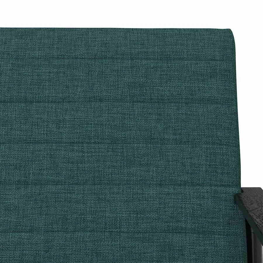 fauteuil Vert foncé 59 x 75 x 78 cm tissu - 7