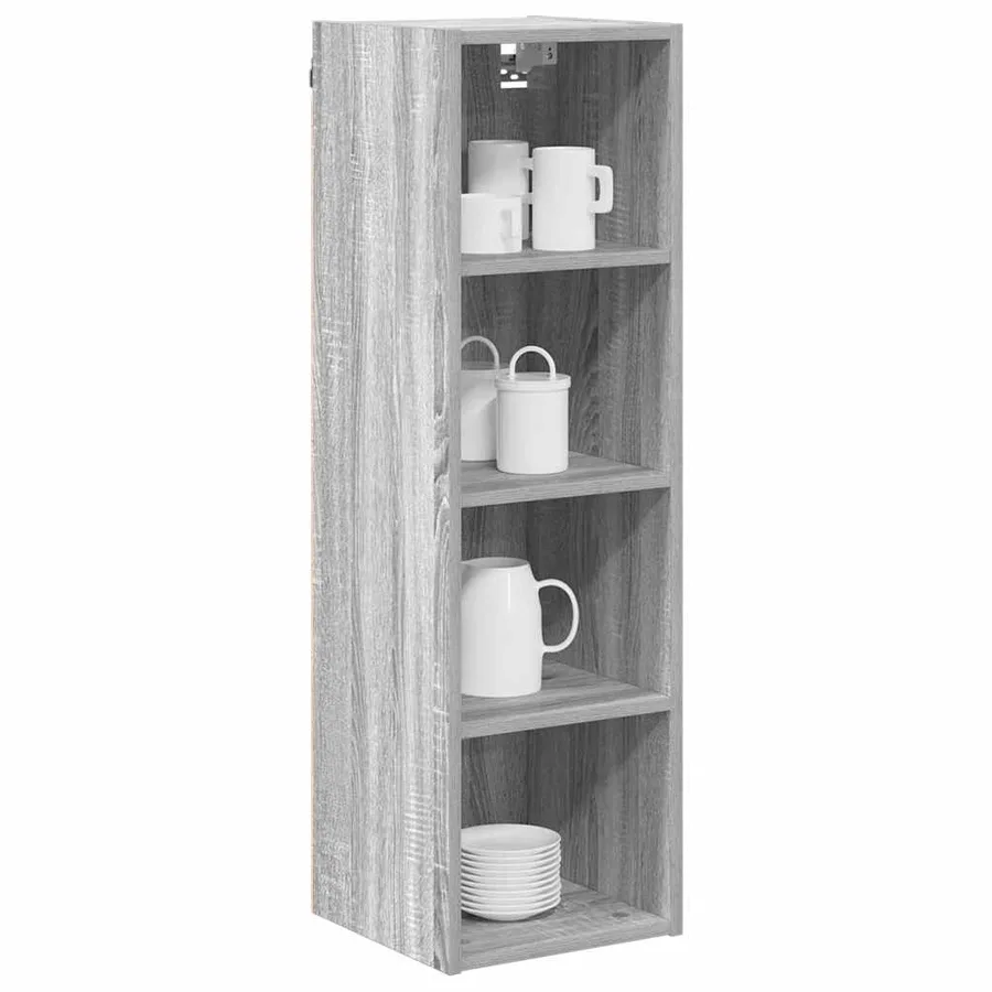 Armoire suspendue avec stockage Gris Sonoma 30 x 29,5 x 100 cm - 3