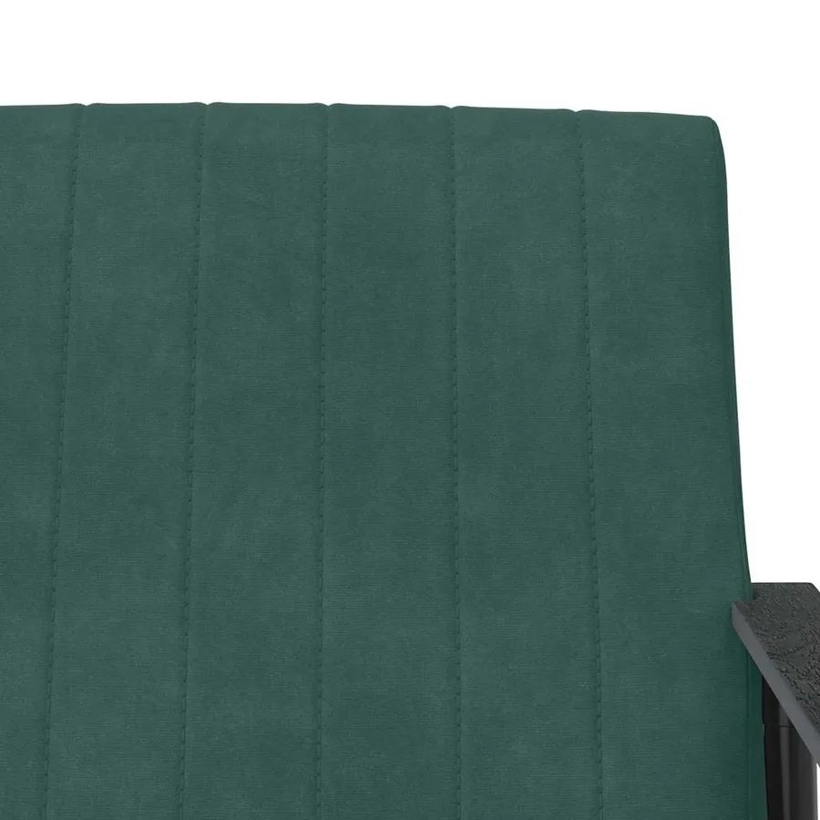 fauteuil Vert foncé 59 x 75 x 78 cm Velours - 7