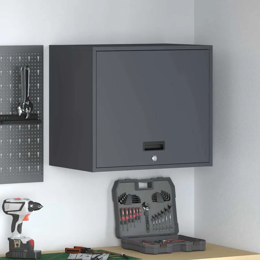 Armoire murale pour garage Anthracite 60 x 40 x 53 cm